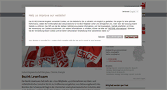 Desktop Screenshot of leverkusen.igbce.de