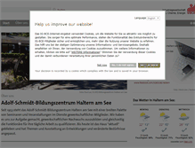 Tablet Screenshot of haltern.igbce.de