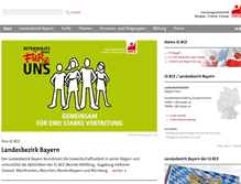 Tablet Screenshot of bayern.igbce.de