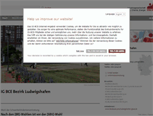 Tablet Screenshot of ludwigshafen.igbce.de